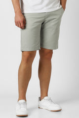 Men's Grey Casual Regular Fit Solid Shorts