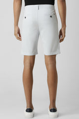 Men's Blue Casual Regular Fit Printed Shorts