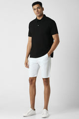 Men's Blue Casual Regular Fit Printed Shorts