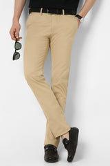 Men's Green Casual Regular Fit Trouser