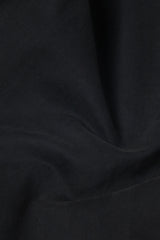 Men's Black Casual Slim Fit Solid Trouser