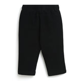 Girls Black Casual Slim Solid Pants