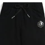 Girls Black Casual Slim Solid Pants