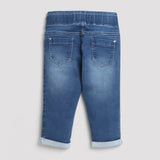Girls Blue Regular Fit Non-Stretchable Jeans