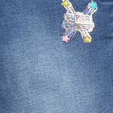 Girls Blue Regular Fit Non-Stretchable Jeans