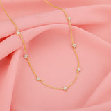 Anushka Sharma Golden Star Constellation Necklace