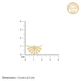 Women's Golden Floral Moon Mangalsutra