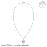 Women's Anushka Sharma Silver Valentine Pendant