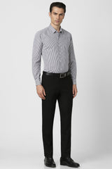 Men's Purple Casual Full Sleeves Shirt