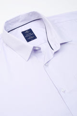 Men's Purple Work Full Sleeves Shirt