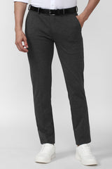 Men's Grey Work Regular Fit Trouser