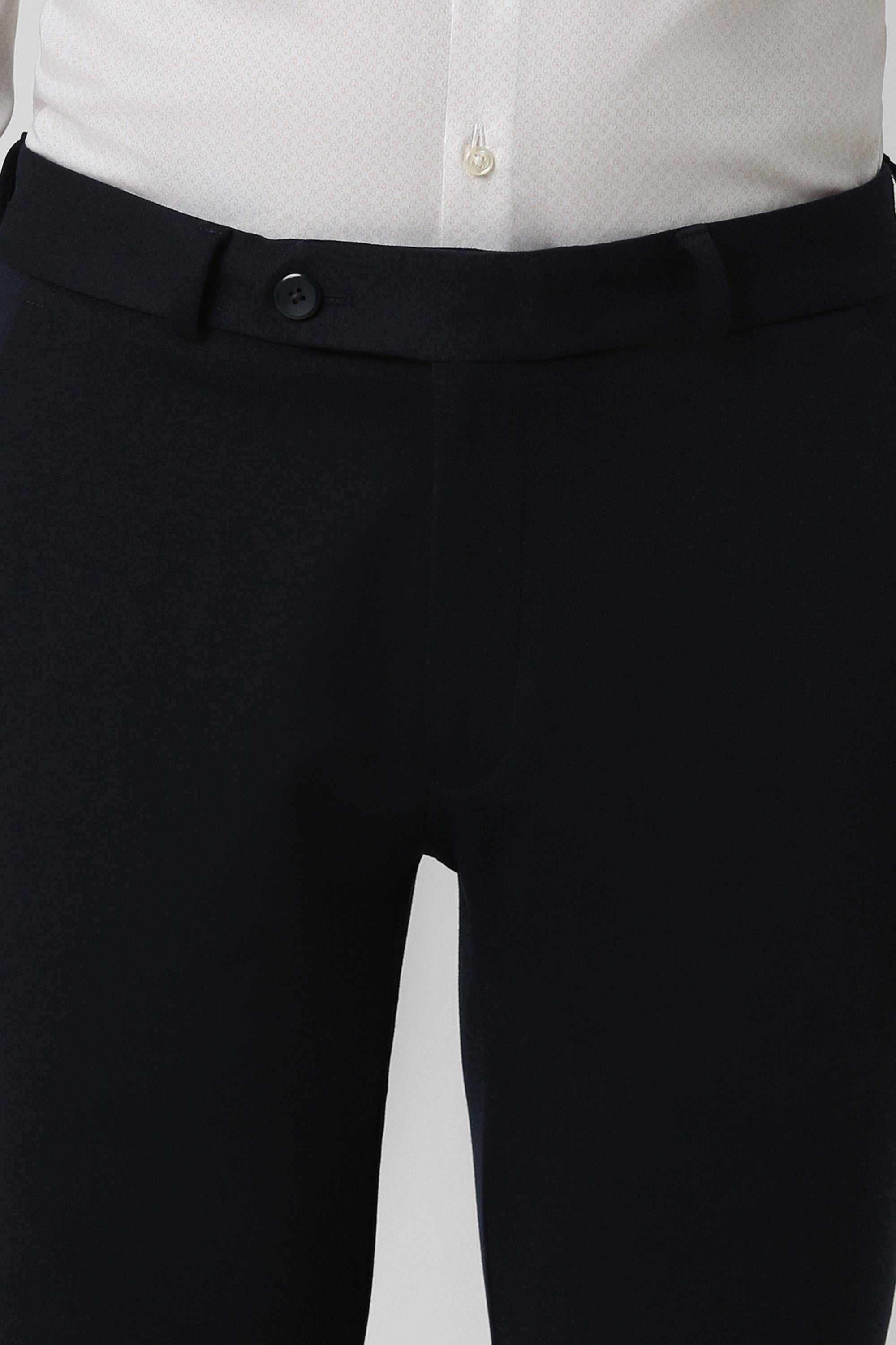 Men's Navy Work Regular Fit Trouser