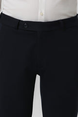Men's Navy Work Regular Fit Trouser
