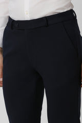 Men's Navy Work Regular Fit Trouser