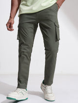 Men's Chimera Slim Fit Mid-Rise Cargos Trouser