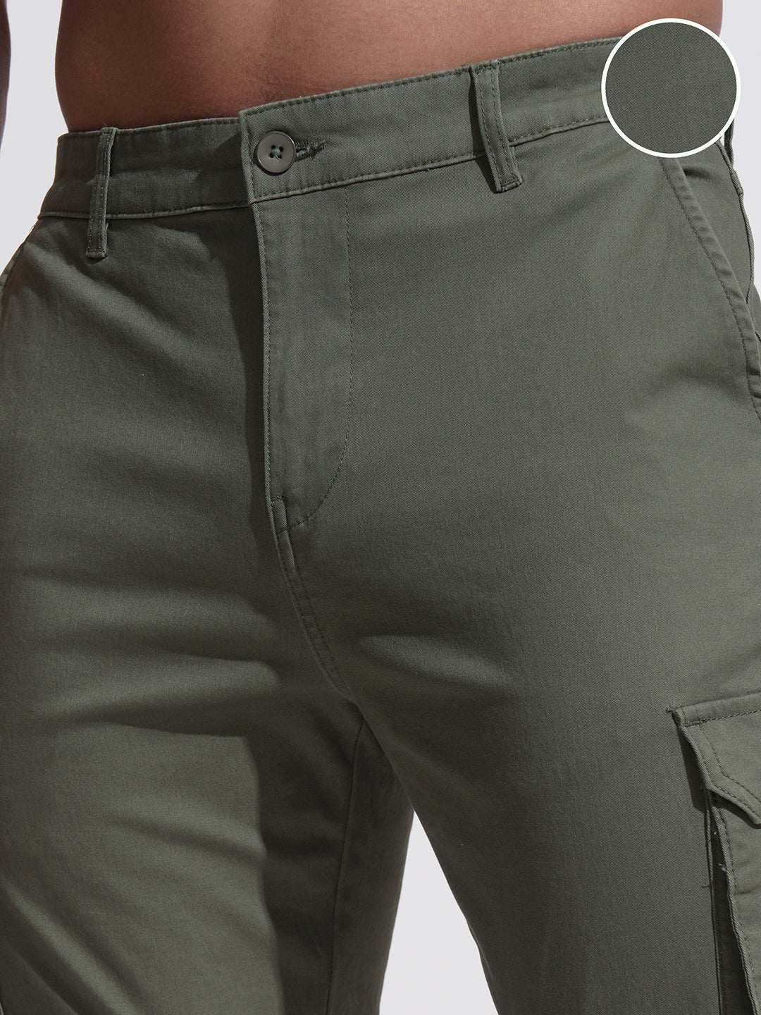 Men's Chimera Slim Fit Mid-Rise Cargos Trouser