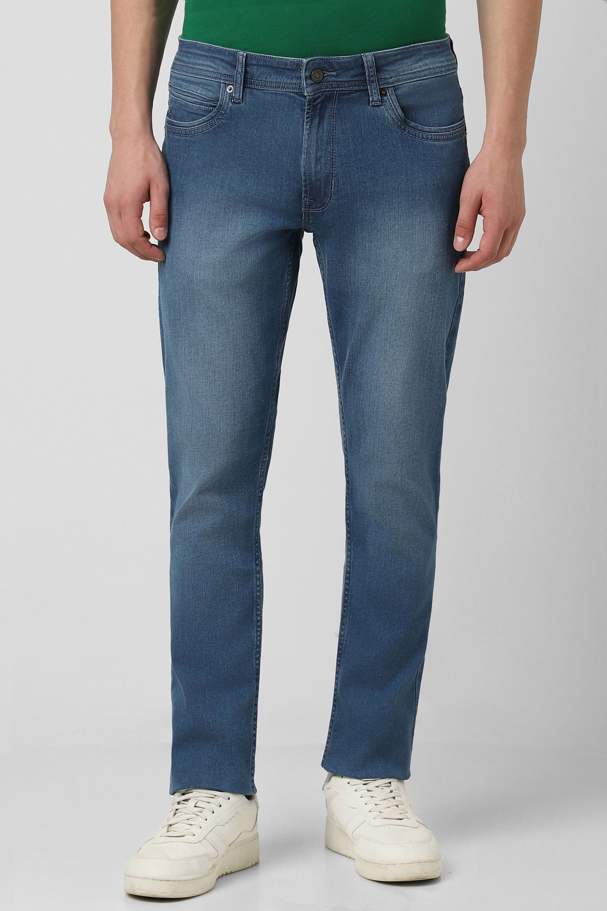 Men's Navy Casual Skinny Fit Jeans