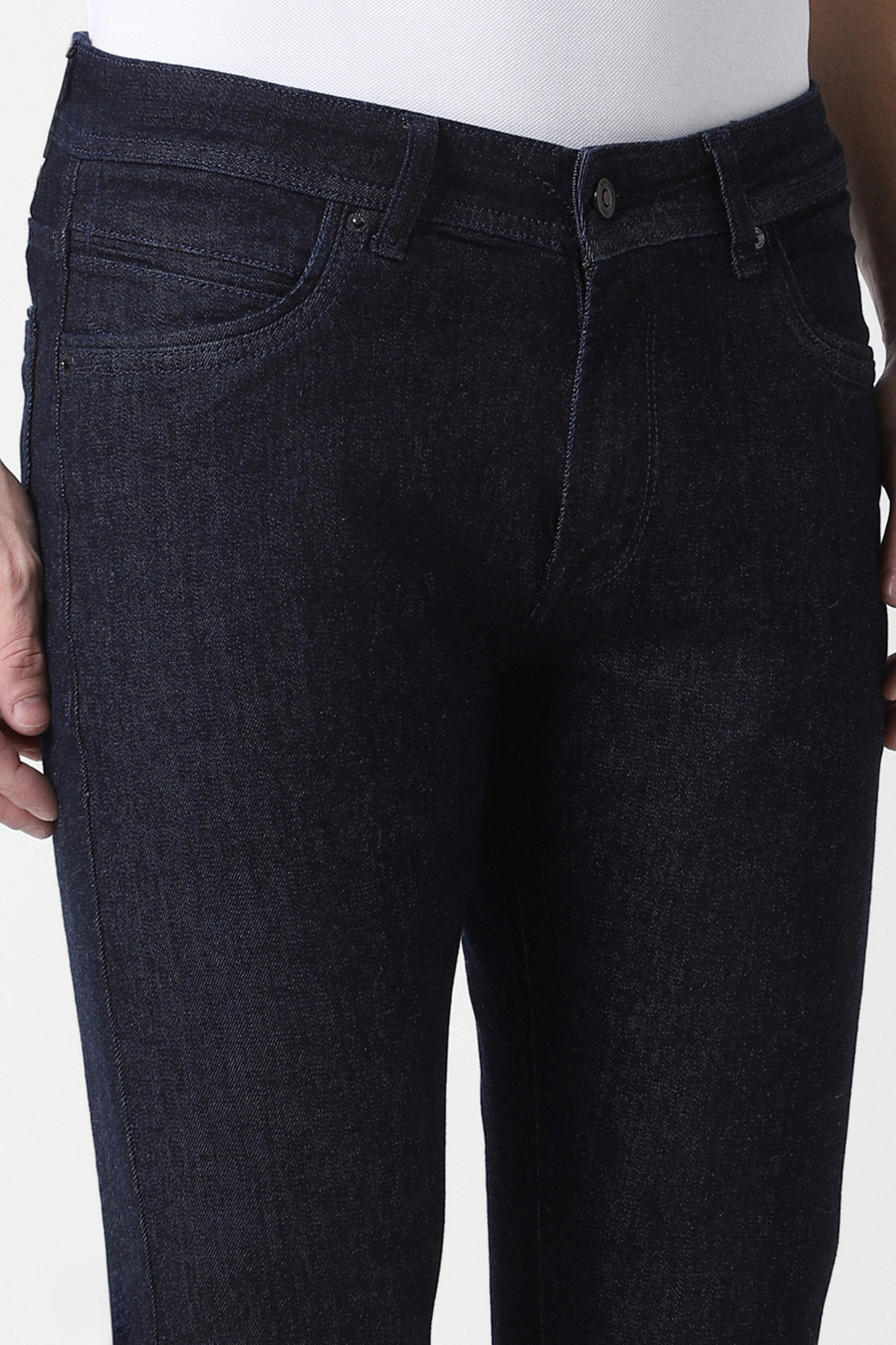 Men's Navy Casual Skinny Fit Jeans