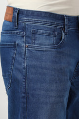Men's Navy Outdoor Bootcut Fit Solid Jeans