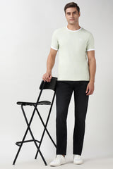 Men's Black Outdoor PJ-RG-OCTANEMIDSTR Solid Jeans