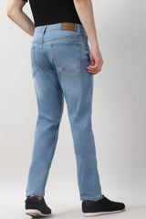Men's Navy Outdoor PJ-RG-OCTANEMIDSTR Solid Jeans