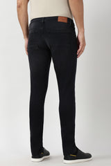 Men's Black Outdoor Skinny Fit Solid Jeans