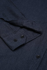 Men's Charcoal Casual Full Sleeves Shirt