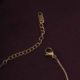 Women's Gold Tiny Plates Bracelet Waterproof & Anti-Tarnish