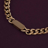 Women's Gold Small Bar Bracelet Waterproof & Anti-Tarnish
