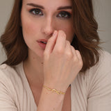 Women's Gold Infinity Wish Bracelet Waterproof & Anti-Tarnish