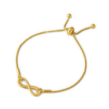 Women's Gold Infinity Wish Bracelet Waterproof & Anti-Tarnish