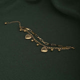 Women's Gold Hearts All Over Bracelet Waterproof & Anti-Tarnish