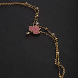 Women's Gold Water Lily Anklet Waterproof & Anti-Tarnish