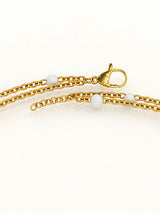 Women's Gold Water Lily Anklet Waterproof & Anti-Tarnish