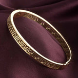 Women's Gold Gilded Maze Bracelet Waterproof & Anti-Tarnish