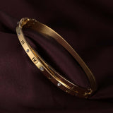 Women's Gold Roman Tales Bracelet Waterproof & Anti-Tarnish