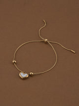 Women's Gold Moonstone Love Bracelet Waterproof & Anti-Tarnish