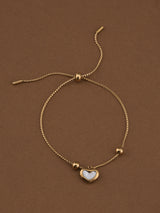 Women's Gold Moonstone Love Bracelet Waterproof & Anti-Tarnish