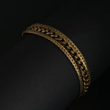 Women's Gold Equilibrium Link Bracelet Waterproof & Anti-Tarnish