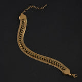 Women's Gold Equilibrium Link Bracelet Waterproof & Anti-Tarnish