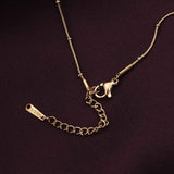 Men's Gold Shimmering Diamond Chain Necklace Waterproof & Anti-Tarnish