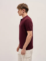 Men's Casual Slim Fit Solid Half Sleeves Polo Tshirt