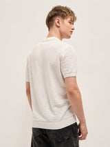 Men's Casual Slim Fit Solid Half Sleeves Polo Tshirt