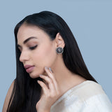 Women's Pink Mandala Stud Earrings