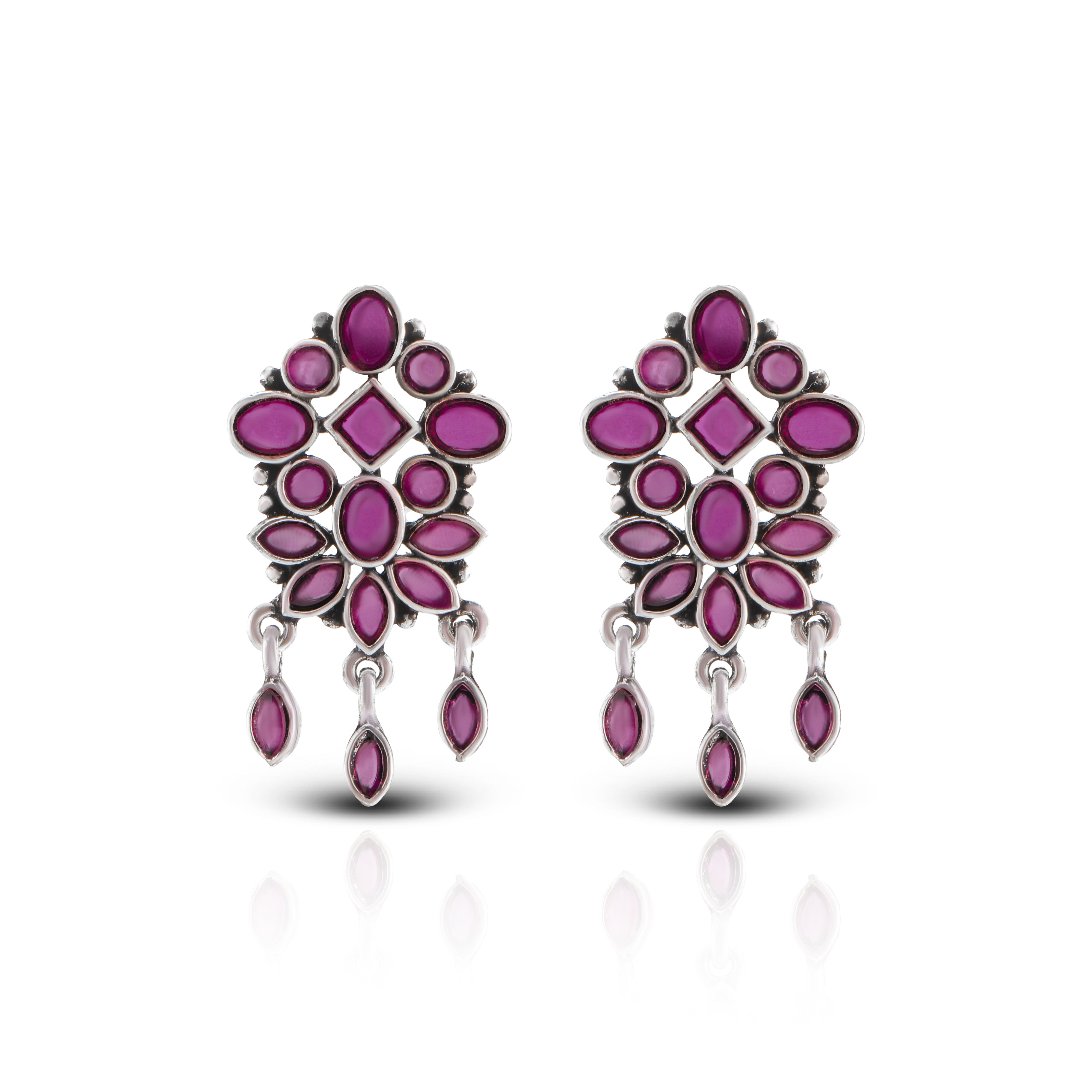 Women's Pink Zahara Danglers