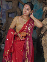 Women's Multicolor Cotton Mul Saree