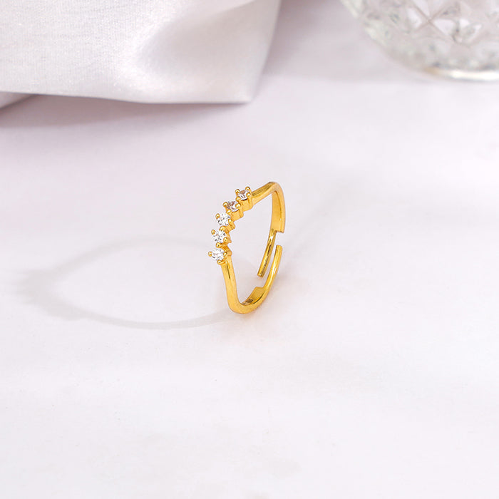 Women's Golden Eternity Ring