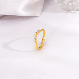 Women's Golden Eternity Ring