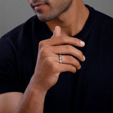 Silver Rugged Ring For Him