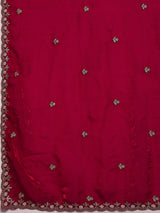 Women's Pink Festive Saree